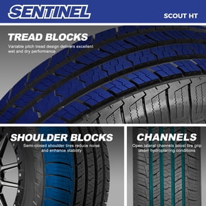 Sentinel SCOUT HT 245/70R16 107T All Season Highway Terrain Tire 245/70/16 (Tire Only) Sansujyuku sansujyuku.com