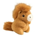 thumbnail image 2 of Figura de peluche de caballo chino, mascota, escultura de recuerdo Marrón, 2 of 9