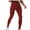 Red, variant on Mgmyaa Men's Stretch Yoga Pants - Elastic Athletic Gym Pants with Pockets, Seamless Waistband Comfortable Breathable Workout Fitness Leggings