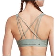 thumbnail image 4 of Top adidas Mujer Dama Entrenamiento Coreflow Verde verde claro XS, 4 of 7