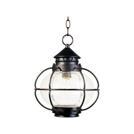 Maxim Portsmouth One Light 14-Inch Outdoor Hanging Lantern - Oil Rubbed Bronze - 30506CDOI