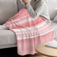 thumbnail image 3 of Pink Ombre Blanket Soft Cozy Warm Throw Blanket for Couch, Plush Fuzzy Flannel Fleece Blankets for Sofa, Modern Abstract Art Farmhouse Bed Blankets Lightweight Gifts for Women, 32"x48", 3 of 9
