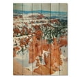 thumbnail image 3 of Designart "Bryce Canyon In Winter Frozen Wonderland" Landscapes Print on Natural Pine Wood, 3 of 5