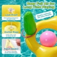 thumbnail image 5 of Livhil Pool Games Inflatable Pool Toys Tic Tac Toe Game, Floating Pool Game for Adults and Kids, Pool Party Supplies for Summer Pool Party, Yellow, 5 of 9