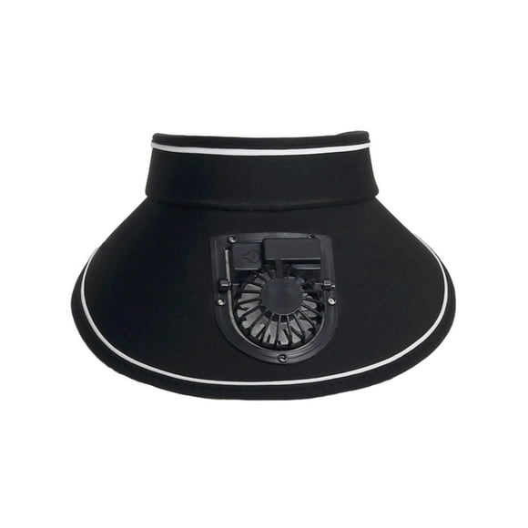 Kyusrd Summer Outdoor Patio Deals！Sun Hat With USB Charging Fan Sun Protection Sunshade Outdoor Travel Riding Beach Empty Top Sun Hat