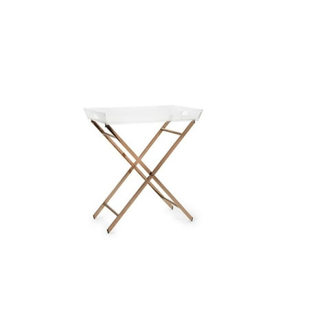 27 Counter Transparency Acrylic And Stainless Steel Decorative Tray Table