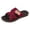 Red, variant on Summer Slippers for Women Fashion Breathable Mesh Flat Sandals with Arch Support Indoor Outdoor Slip on Slides Shoes Navy Size 8.5