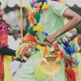 thumbnail image 3 of Chinese Traditional Percussion Instrument Gong With Wooden Hammer Beater Mallet And Hanging String For Festivals And Celebrations, 3 of 8