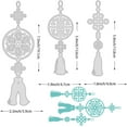 thumbnail image 2 of Troqueles de corte de borlas orientales en 3 estilos, troqueles de nudo chino para manualidades, plantilla, 2 of 7