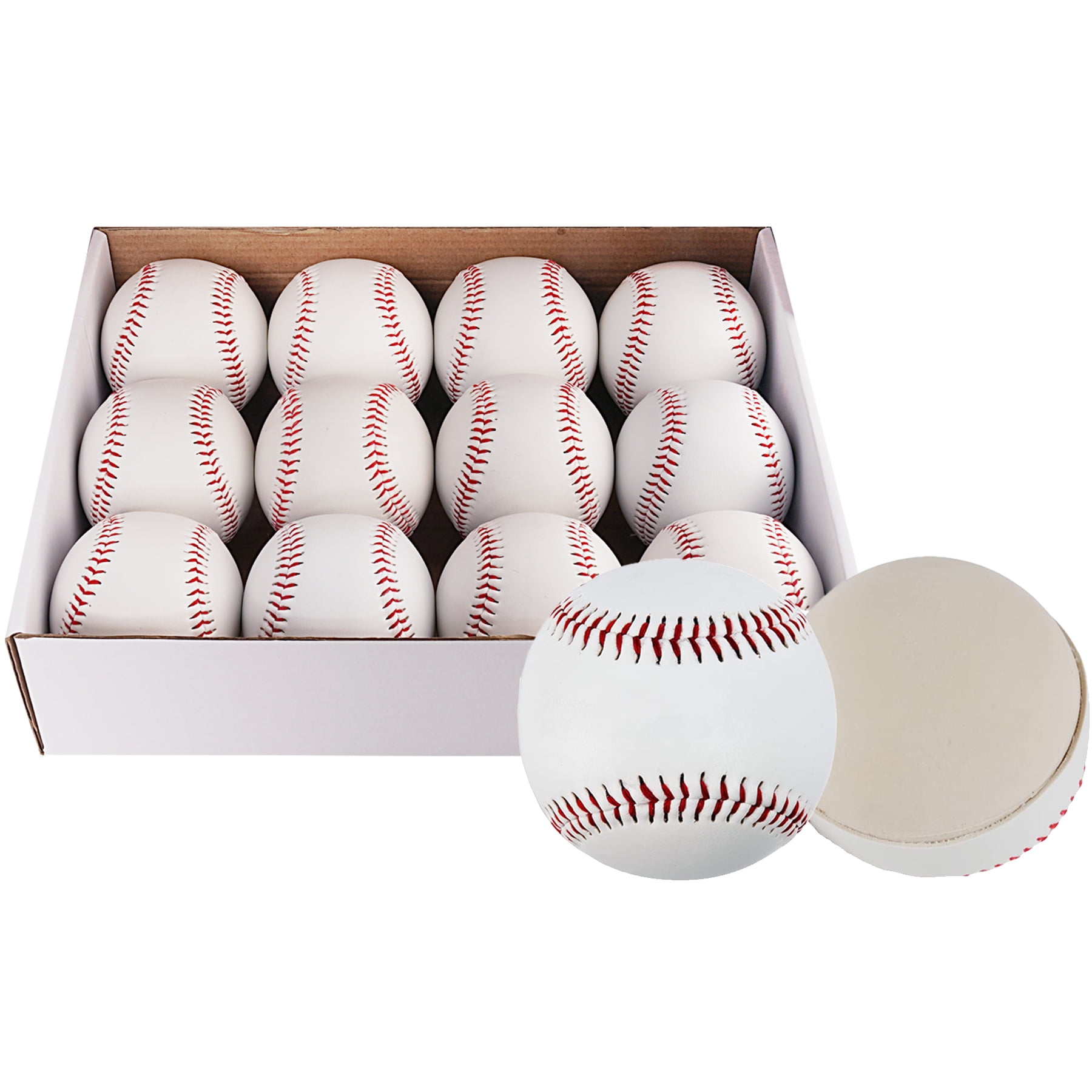 Baseballs 12 Pack Tballs Training Baseballs 9 inch TeeBall Safety