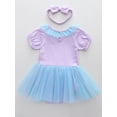 thumbnail image 3 of QEFJNO 3-18M Baby Girl Princess Dress Up Clothes Romper Dress + Headband Set Halloween Christmas Birthday Party, 3 of 8