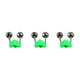 thumbnail image 4 of Eigraketly Twin Spiral Bells Fishing Lure Bite Vibration Clips Alarms Outdoor Angling Metal Tool Tackle Tip Sensitive Clamp Fish Verde 3Conjunto, 4 of 6