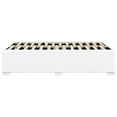 thumbnail image 3 of vidaXL Bed Frame without Mattress White Full Faux Leather, 3 of 5