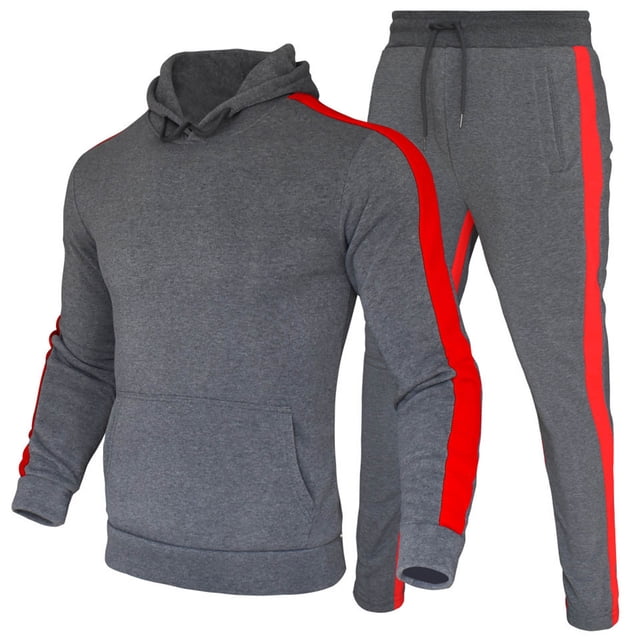 QIPOPIQ Men's Track Suits 2 Piece Set Active Jogging Suits Long Sleeve Sweatsuits Casual Outfits Clearance