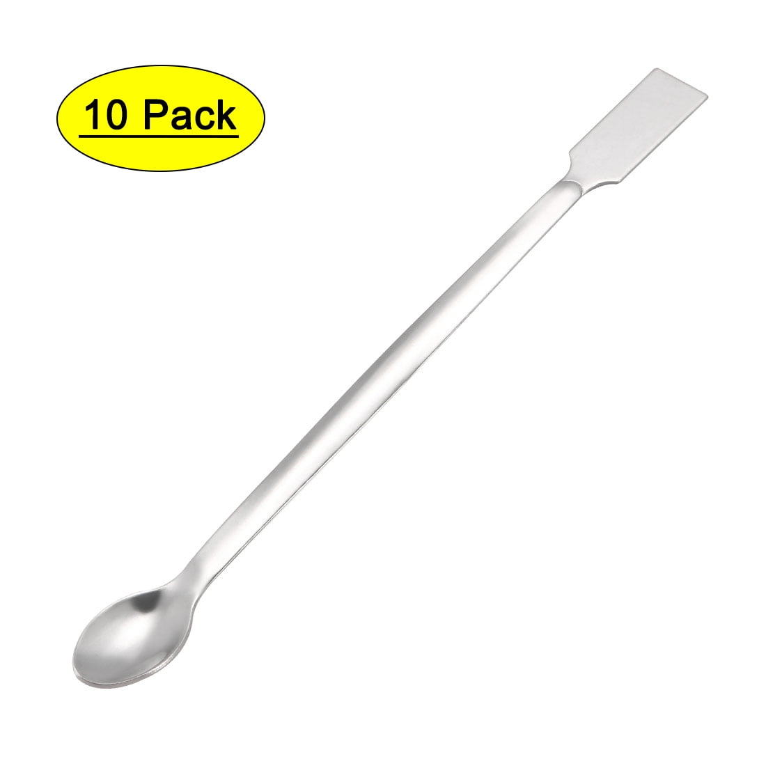 Lab Sampling Reagent Spoon 2 in 1 Double Head Stainless Steel