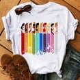thumbnail image 5 of Camiseta Kawaii de Disney con dibujos animados de princesas Blancanieves para mujer, Camisetas estampadas de los siete enanitos, camisetas Unisex, camisetas para mujer, 5 of 5