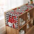 thumbnail image 6 of Table Runners 90 Inches Long Dress Scarves, Valentine's Day Farmhouse Coffee/Dining/Kitchen Table Runner for Living Room, Gnomes Red Love Rose Trees Buffalo Plaid 13x90 Inch, 6 of 9