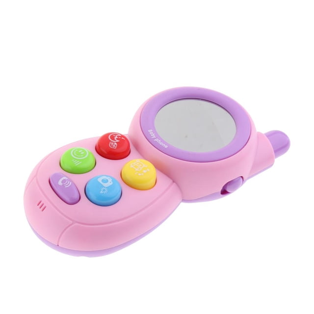 Bebé eléctrico Teléfono móvil Juguetes educativos educativos Juegos de máquinas de música Rosado Sunnimix Juguete para niños con teléfono móvil
