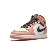 thumbnail image 4 of JORDAN GRADE SCHOOL Air Jordan 1 MID GS "Pink Quartz" 555112 603 from Stadium Goods, 4 of 6