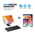 thumbnail image 2 of Ultra-Slim 78-Key Bluetooth Keyboard for PC, Mac and Mobile Phones - Black, 2 of 2