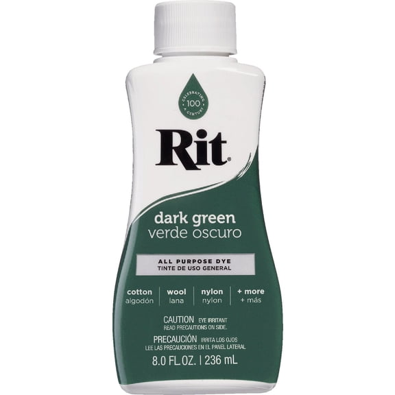 Rit Liquid Dye - Green - 8 Oz