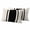 Black, variant on 2 Pack Outdoor Waterproof Throw Pillow Covers,Burgundy Red Stripe Decorative Square Pillow Case Patio Pillowcases for Chair Couch Sofa 16x16in
