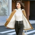 thumbnail image 4 of hotojiny Winter Coats for Women Fleece Thick Jacket Warm Fuzzy Sherpa Lined Zip Up Drawstring Hoodies Parkas Winter Clothes Womens Clothes, 4 of 7