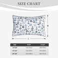 thumbnail image 3 of Plush Throw Pillow Covers, dock rudder Pillow Cases with Invisible Zipper, Breathable Microfiber Pillow Cases Standard Size for Sleeping Bedroom Sofa Living Room, 3 of 5
