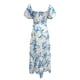 thumbnail image 3 of WILLBEST Vestidos de Verano para Mujer, Modernos, Bohemios, con Estampado Floral, Cuello Redondo, Manga Corta, Cuello En V, Vestido Largo Extra Grande, 3 of 3