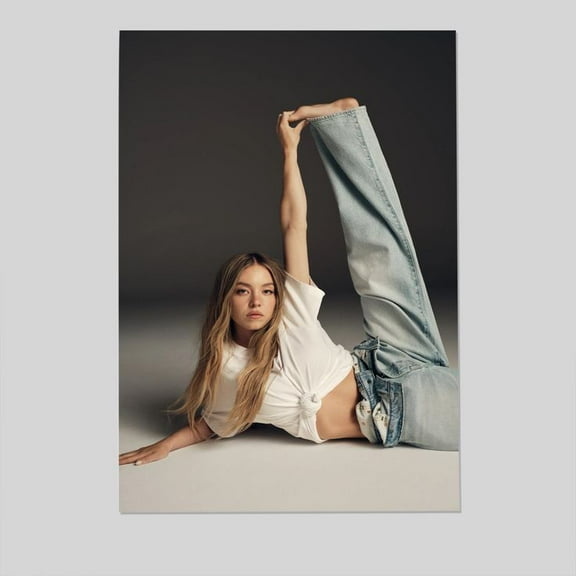 Sydney Sweeney Jeans Poster, One Sheet Wall Size 24''x36''-Gategoo