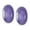 Purple-Set, variant on Womens Set of 2 Smooth Opaque Murano Glass Charm Bead for Bracelets Sterling Silver