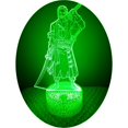thumbnail image 1 of Lámpara 3D Illusion Zoro Roronoa Muguiwara LED de 7 colores, 1 of 2