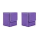 thumbnail image 4 of Tholdsy Caja de almacenamiento de tarjetas de juego organizador de colección multifuncional de cuero colorido de gran capacidad funda protectora fiesta Violeta 2piezas Tholdsy CBP481111, 4 of 5
