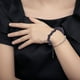 thumbnail image 2 of Pulsera de cruz con cuentas circulares hecha a mano para hombres y mujeres, joyería católica de moda para la fe y la oración, accesorio religioso, delicada pulsera de rosario, 2 of 7