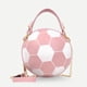 thumbnail image 5 of Sywqhk Bolso De Hombro Redondo Bolso De Mensajero Con Cadena Para Mujer (Fútbol Rosa) Sywqhk Para estrenar, 5 of 5