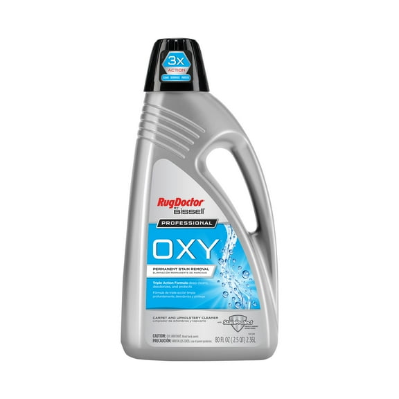 Rug Doctor by BISSELL Deep Carpet and Upholstery Cleaner with Oxy for Permanant Stains, 80oz