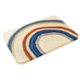 thumbnail image 2 of Tuvgenk Bath Rugs Durable Multicolor Solid Color Rectangle Doormats Bedroom Polyester Fuzzy 23.62x15.75 In, 2 of 6