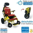 thumbnail image 3 of MAJESTIC IQ-8000 New Remote & Joystick Controlled Mobility Aid Lightweight Foldable Electric Wheelchair, 3 of 6