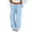 Light Blue #15, variant on Dresfit Palazzo Pants for Women Drawstring Baggy Sweatpants Summer 2026 Soild Beach Pant High Waisted Cooling Straight Trousers with Pockets L