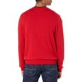 thumbnail image 2 of Jersey Tommy Hilfiger liso con cuello redondo para hombre Haute Red, 2 of 4