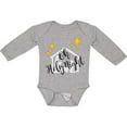 thumbnail image 3 of Inktastic Oh Holy Night Christmas Nativity with Yellow Stars Boys or Girls Long Sleeve Baby Bodysuit, 3 of 5