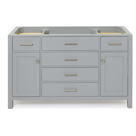 Ariel H054s-Bc Bristol 54" Single Free Standing Vanity Cabinet Only - Grey
