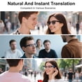 thumbnail image 5 of AI Smart Bluetoot Glasses for men and women, featuring AI chatbots. Supports translation in 164 languages, video translation and meeting notes, music playback and Hands-Free Calling., 5 of 9