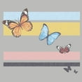 thumbnail image 2 of Women's Lost Gods Distressed Butterfly Flag Graphic T-Shirt, 2 of 4