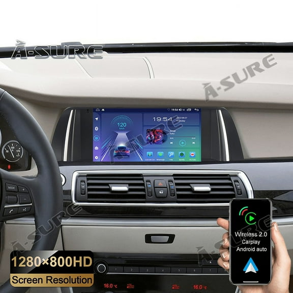 9'' CarPlay GPS Android 12 Radio Stereo 2 32G for BMW 5 Series F10/F11/F07/F18 2008-12