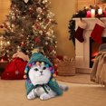 thumbnail image 4 of Puntoco Capa De Navidad Para Perros Y Gatos, Pijamas Cálidos De Año Nuevo, Ropa Para Perros Pequeños, Decoración Verde Para El Hogar, 4 of 7