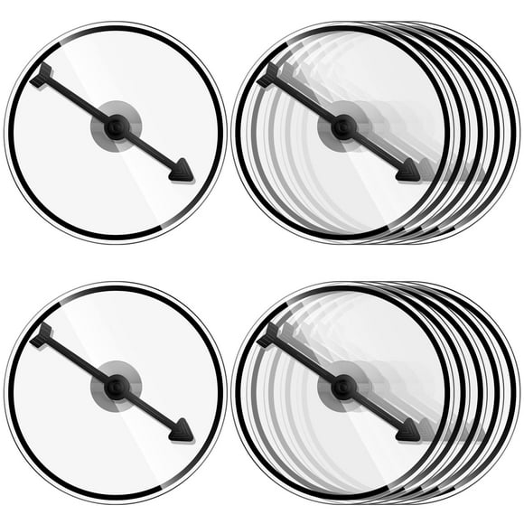 Juego de matemáticas borrable Game Spinner Wheel Chivao Blank, 10 juegos
