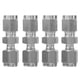 thumbnail image 2 of 4 piezas adaptador de tubo de compresión 304 acero inoxidable doble férula reductor recto uniónФ3/Ф4, 2 of 9