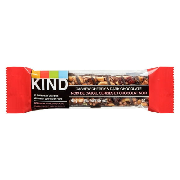 Cherry Cashew & Dark Chocolate, 40g bar