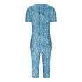 thumbnail image 4 of Wancir Women's Pajamas Sets Long Sleeve with Plaid Pants Soft Sleepwear 2 Piece Pjs Lightweight Lounge Set with Pockets, 4 of 4
